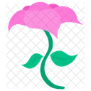 Pinke Blume  Symbol