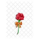 San Valentin Rosa Flor Icon