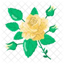 Rosen Cartoon Rosen Aufkleber Bluhende Blumen Symbol