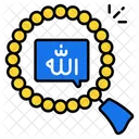 Pilgrims Religious Eid Mubarak Icon