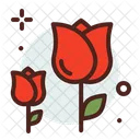 Rosas rojas  Icono