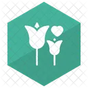 Rose Flower Growth Icon