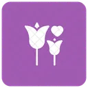 Rose Flower Growth Icon