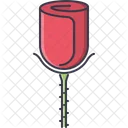 Rose Flower Ecology Icon