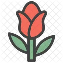 Rosebud Rose Flower Icon