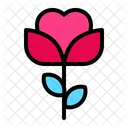 Rose Flower Romance Icon