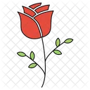 Rose Flower Love Icon