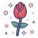 Rose Blossom Flower Icon