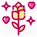 Rose Flowers Marriage Icon