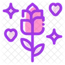 Rose Flowers Marriage Icon