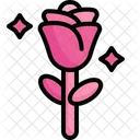 Rose Flower Farming And Gardening Icon