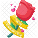 Flower Rose Heart Icon