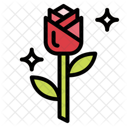 mail icon rose