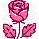 Rose Valentine Flower Icon