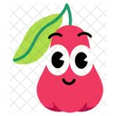 Rose Apple Fruit Food Icon