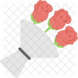 Free Rose Bouquet Icon Of Flat Style Available In Svg Png Eps Ai Icon Fonts