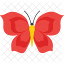 Rose Flower Butterfly  Icon