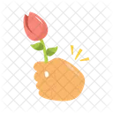 Rose Bloom Garden Icon