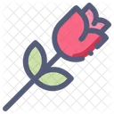 Rose Flower Romance Icon