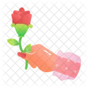 Rose Propose Flower Icon