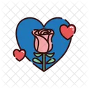 Rose Flower Love Icon
