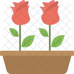 Rose Plant  Icon