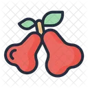Roseapple Fruit Food Icon