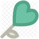 Rosebud Heart Shaped Icon