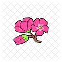 Rose Blume Aufkleber Symbol