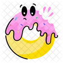 Doce Donut Sobremesa Ícone