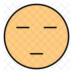 Rosto inexpressivo Emoji Ícone