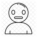 Rosto Neutro Emoji Emoticon Ícone
