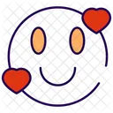 Rosto Sorridente Feliz Emoticon Ícone