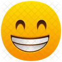 Rosto Sorridente Com Olhos Sorridentes Emoji Emocao Ícone