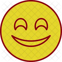 Rosto sorridente com olhos sorridentes Emoji Ícone