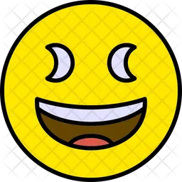Rosto sorridente e semicerrado Emoji Ícone