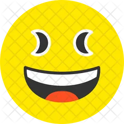 Rosto sorridente e semicerrado Emoji Ícone