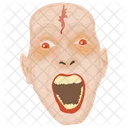 Cara Espeluznante Cara De Miedo Cara Terrible Icono