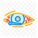 Rote Wassrige Augen Symbol