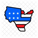 Rote Staat Tags Rot Republikaner Symbol