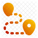 Rota Mapa GPS Ícone