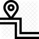 Rota Localizacao Mapa Ícone