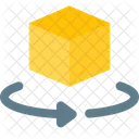 Rotação 3D  Ícone