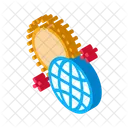 Rotacao Terra Ao Redor Icon