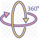 360 Graus Girar Icon
