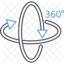 360 Graus Girar Icon