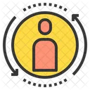Alterar Rotacao De Jogador Rotacao De Jogador Alterar Jogador Icon