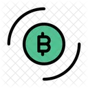 Rotación de bitcoin  Icono