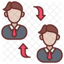 Rotación de trabajo  Icono