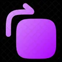Rotar Arriba A La Derecha Rotar Arriba A La Derecha Rotar Arriba Icono